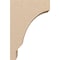 Ekena Millwork 5"W x 10"D x 15"H Classic Moab Rough Cedar Woodgrain TimberThane Corbel, Primed Tan CORUR05X10X15MOARCPR - alternate 5